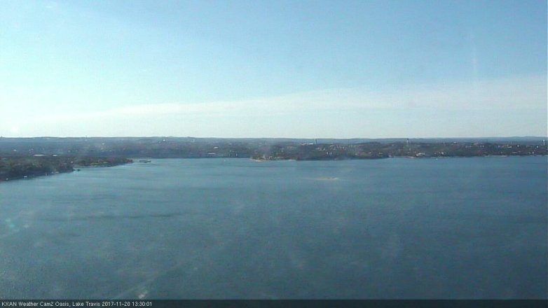 Lake Travis webcam, November 20, 2017 12:45 PM CT