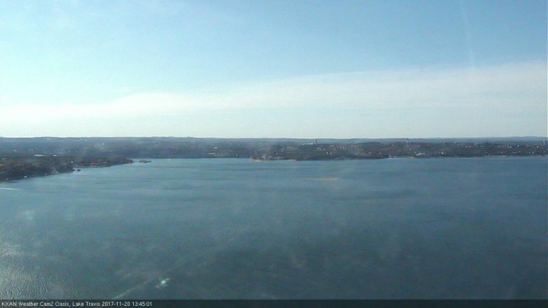Lake Travis webcam, November 20, 2017 12:55 PM CT