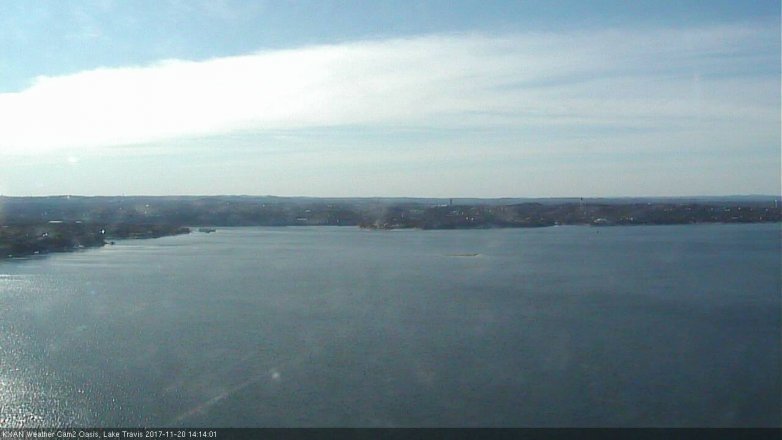 Lake Travis webcam, November 20, 2017 1:20 PM CT