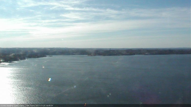 Lake Travis webcam, November 20, 2017 1:50 PM CT