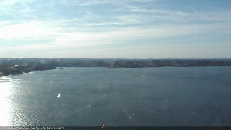 Lake Travis webcam, November 20, 2017 1:55 PM CT