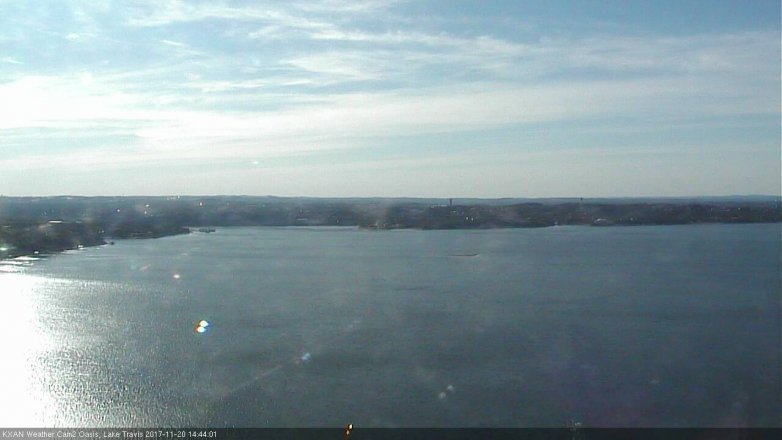 Lake Travis webcam, November 20, 2017 2:00 PM CT