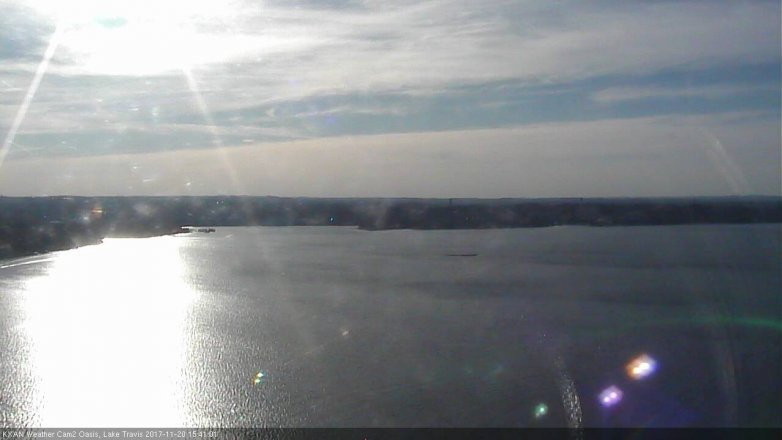 Lake Travis webcam, November 20, 2017 2:50 PM CT
