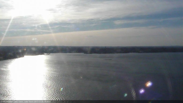 Lake Travis webcam, November 20, 2017 2:55 PM CT