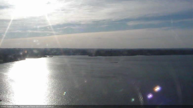 Lake Travis webcam, November 20, 2017 3:05 PM CT