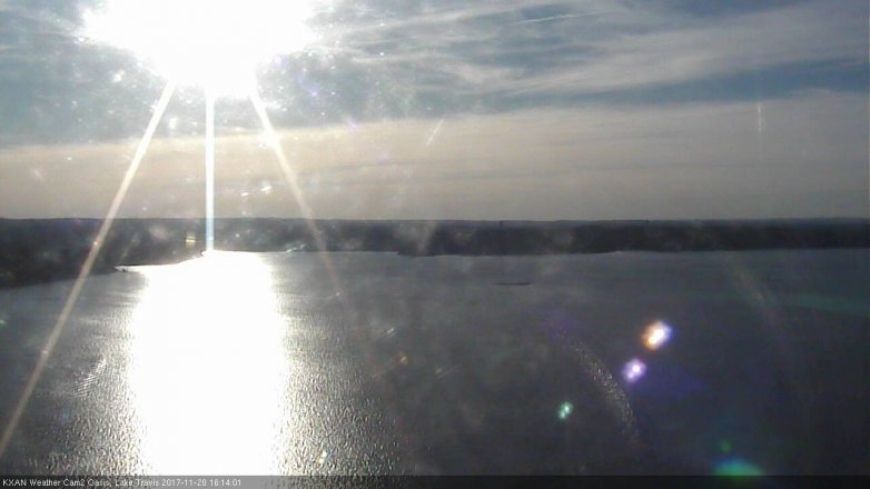 Lake Travis webcam, November 20, 2017 3:35 PM CT