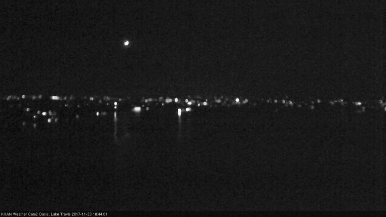Lake Travis webcam, November 20, 2017 6:15 PM CT