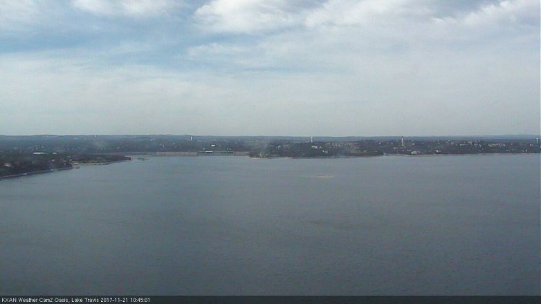 Lake Travis webcam, November 21, 2017 9:50 AM CT