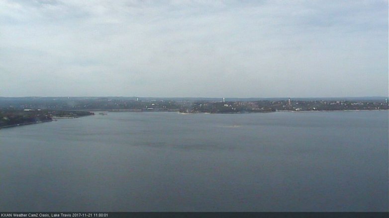 Lake Travis webcam, November 21, 2017 10:05 AM CT