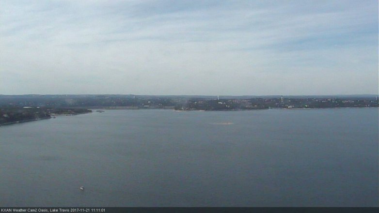 Lake Travis webcam, November 21, 2017 10:25 AM CT