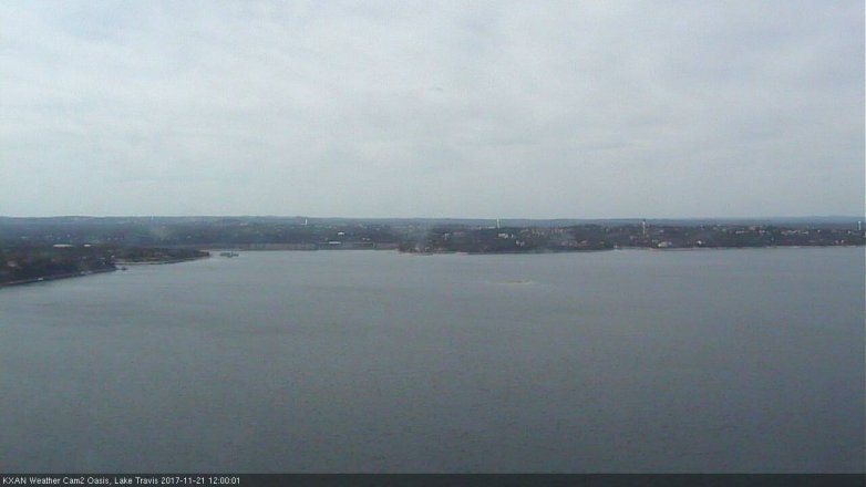 Lake Travis webcam, November 21, 2017 11:05 AM CT