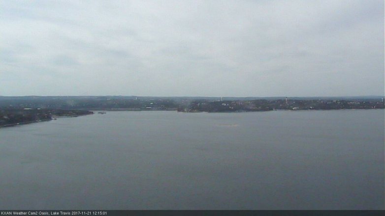 Lake Travis webcam, November 21, 2017 11:20 AM CT
