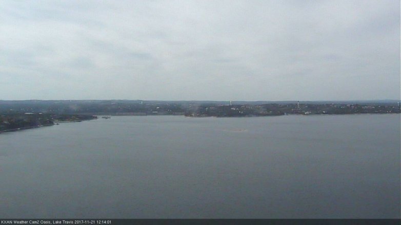 Lake Travis webcam, November 21, 2017 11:30 AM CT