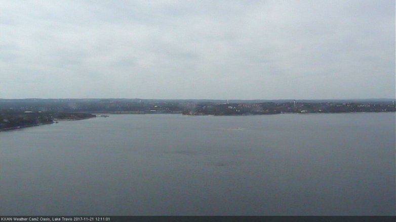 Lake Travis webcam, November 21, 2017 11:35 AM CT