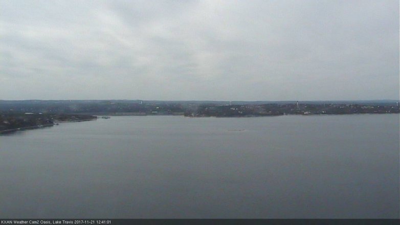 Lake Travis webcam, November 21, 2017 11:50 AM CT