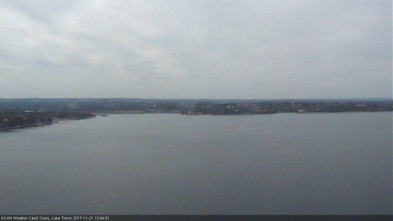 Lake Travis webcam, November 21, 2017 12:15 PM CT