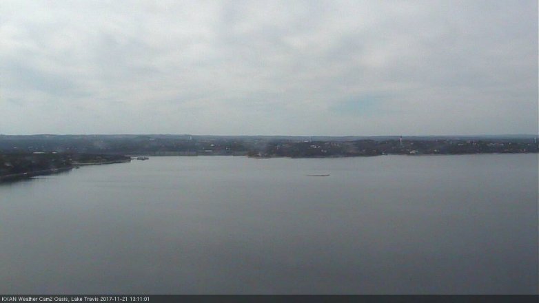 Lake Travis webcam, November 21, 2017 12:30 PM CT