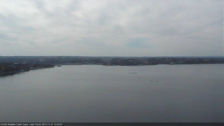 Lake Travis webcam, November 21, 2017 12:40 PM CT