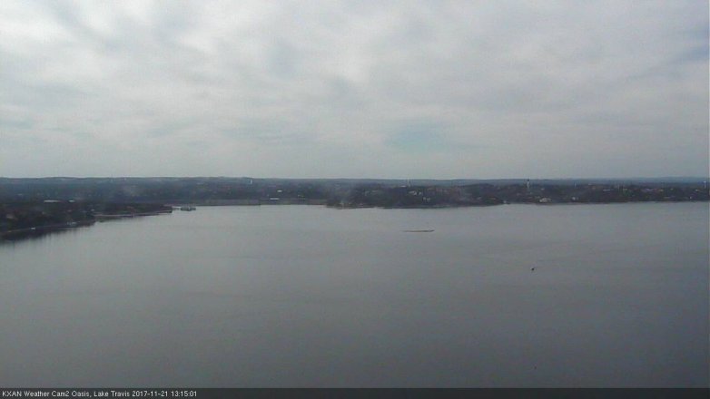 Lake Travis webcam, November 21, 2017 12:45 PM CT