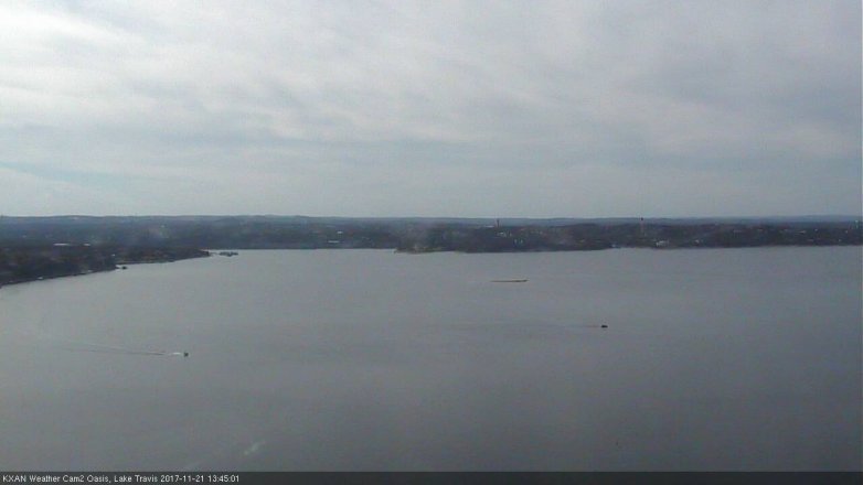 Lake Travis webcam, November 21, 2017 12:50 PM CT
