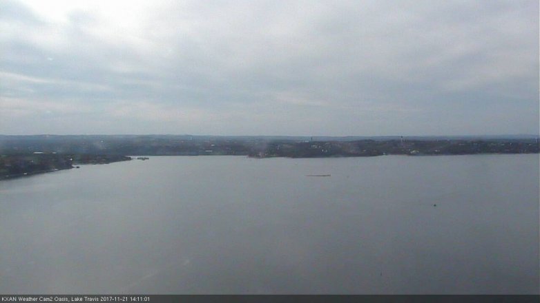 Lake Travis webcam, November 21, 2017 1:15 PM CT