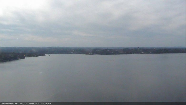 Lake Travis webcam, November 21, 2017 1:25 PM CT