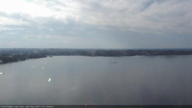 Lake Travis webcam, November 21, 2017 1:50 PM CT