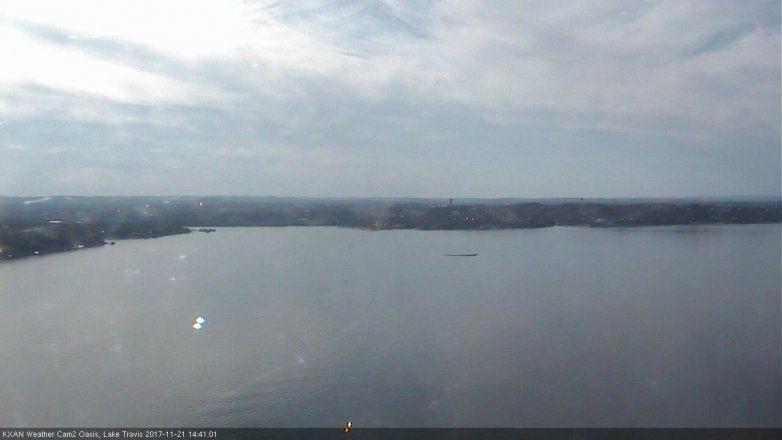 Lake Travis webcam, November 21, 2017 1:55 PM CT