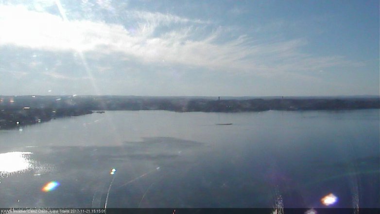 Lake Travis webcam, November 21, 2017 2:30 PM CT