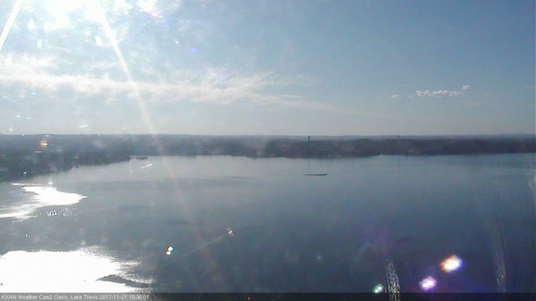 Lake Travis webcam, November 21, 2017 2:35 PM CT