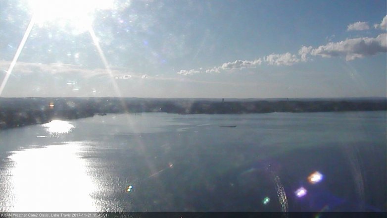 Lake Travis webcam, November 21, 2017 2:50 PM CT