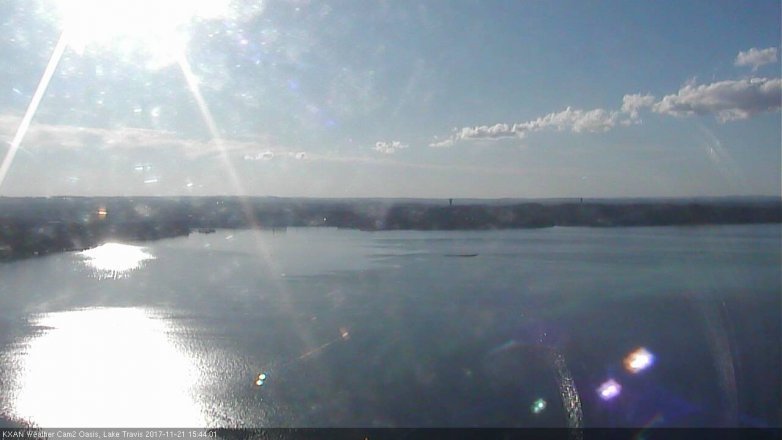 Lake Travis webcam, November 21, 2017 3:10 PM CT