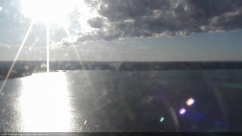 Lake Travis webcam, November 21, 2017 3:15 PM CT