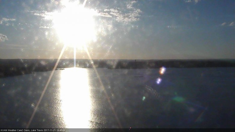 Lake Travis webcam, November 21, 2017 4:00 PM CT
