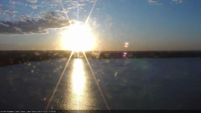 Lake Travis webcam, November 21, 2017 4:20 PM CT