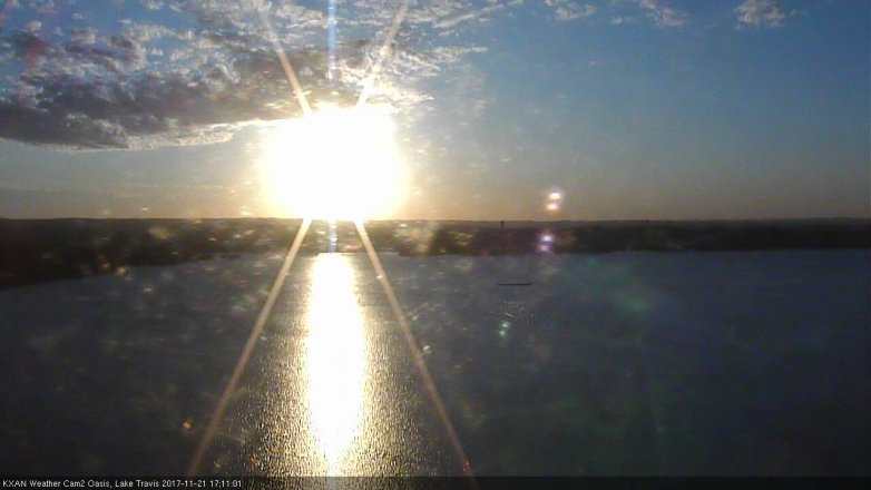 Lake Travis webcam, November 21, 2017 4:30 PM CT