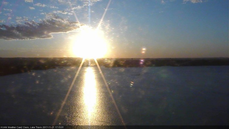 Lake Travis webcam, November 21, 2017 4:45 PM CT
