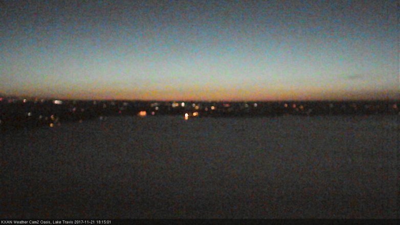 Lake Travis webcam, November 21, 2017 5:25 PM CT
