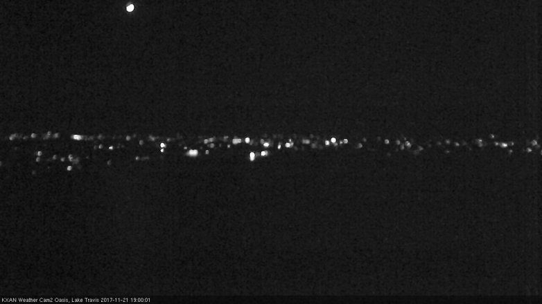 Lake Travis webcam, November 21, 2017 6:05 PM CT