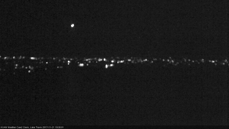 Lake Travis webcam, November 21, 2017 6:50 PM CT