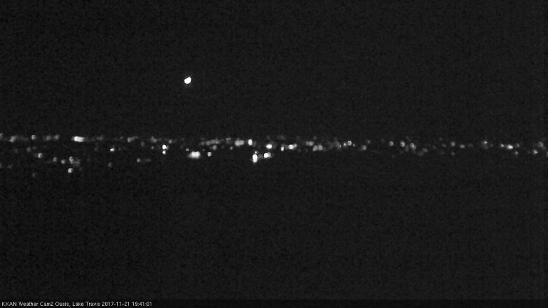 Lake Travis webcam, November 21, 2017 7:00 PM CT