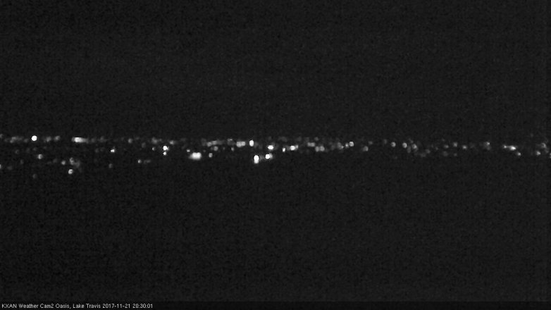 Lake Travis webcam, November 21, 2017 7:35 PM CT