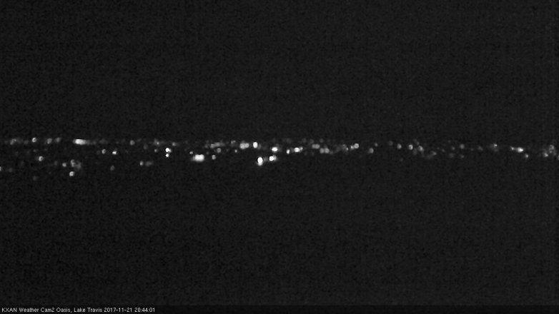 Lake Travis webcam, November 21, 2017 8:10 PM CT