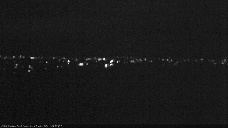 Lake Travis webcam, November 21, 2017 10:20 PM CT