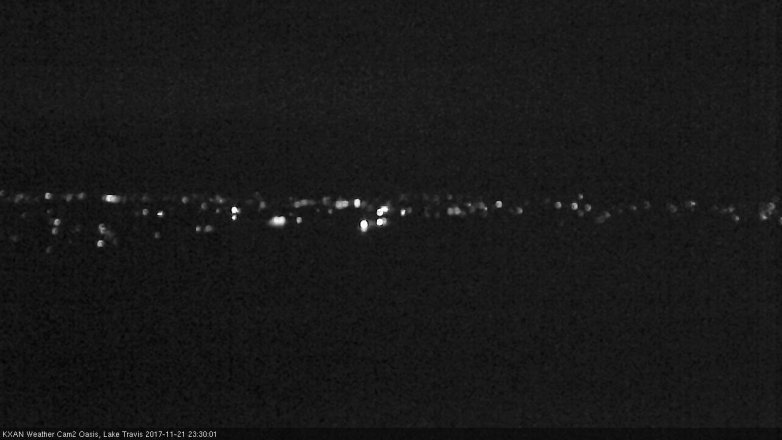 Lake Travis webcam, November 21, 2017 10:35 PM CT