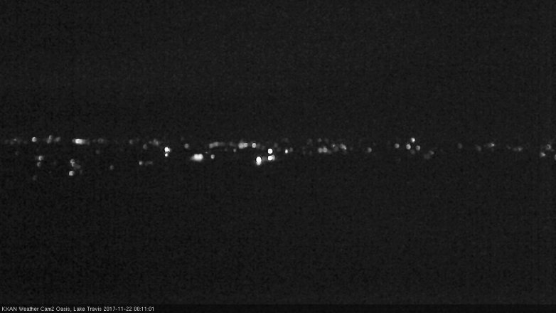 Lake Travis webcam, November 21, 2017 11:40 PM CT