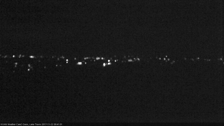 Lake Travis webcam, November 21, 2017 12:00 AM CT