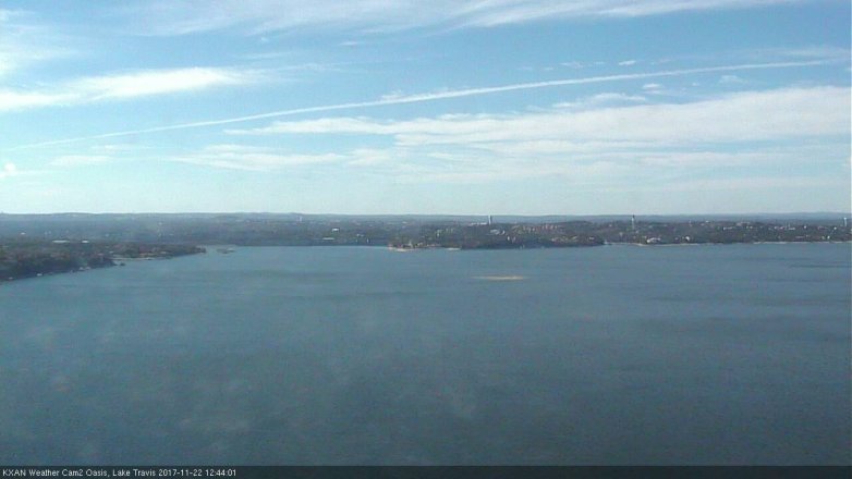 Lake Travis webcam, November 22, 2017 12:10 PM CT