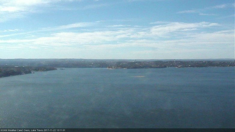 Lake Travis webcam, November 22, 2017 12:15 PM CT