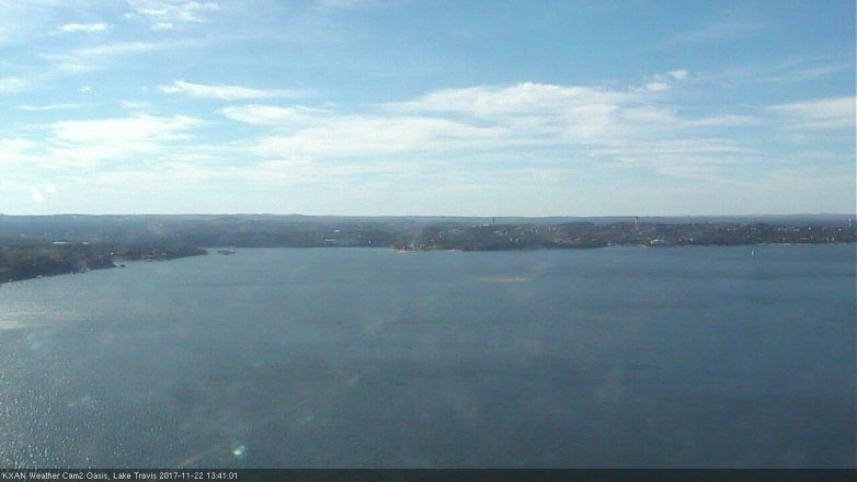 Lake Travis webcam, November 22, 2017 12:50 PM CT